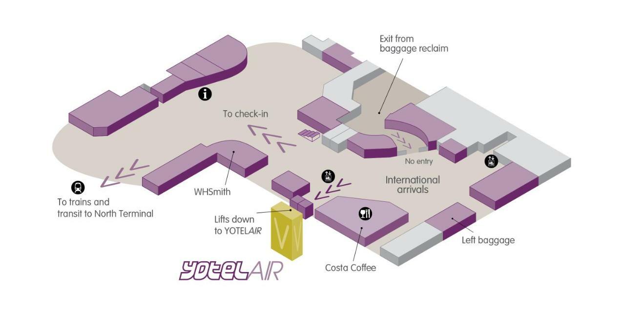 Yotelair London Gatwick Airport ฮอร์เลย์ ภายนอก รูปภาพ